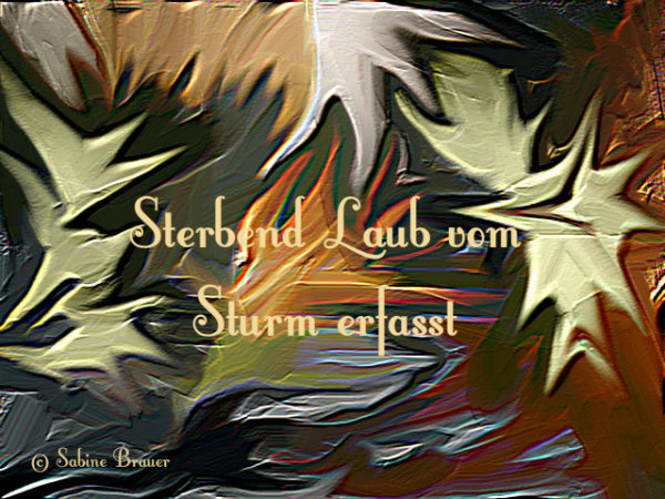 Sterbend Laub