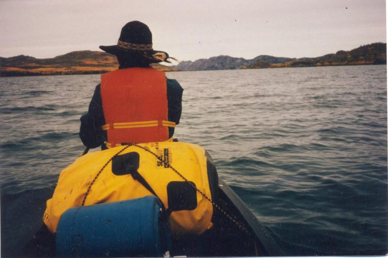 Auf dem Lake Laberge