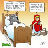 Rotkäppchen und der Wolf ganz modern!