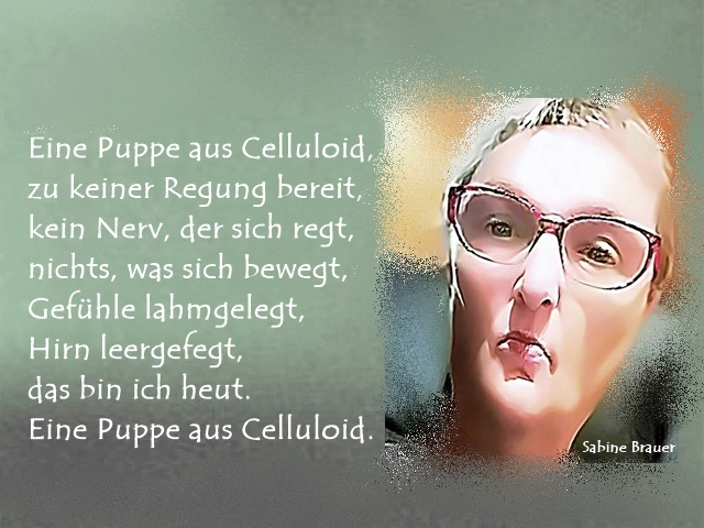Eine Puppe aus Celluloid