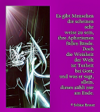 Es gibt Menschen die